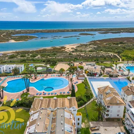 Vista Mar No Golden Club Com Acesso Piscinas & Apartamento Tavira