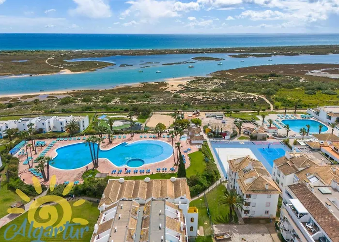 Vista Mar No Golden Club Com Acesso Piscinas & 아파트 타비라